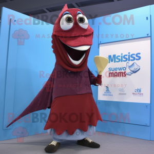 Maroon Swordfish mascotte...