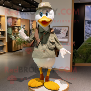 Olive Geese maskot kostume...