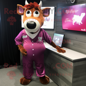 Magenta Jersey Cow...