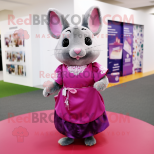 Magenta Chinchilla mascotte...