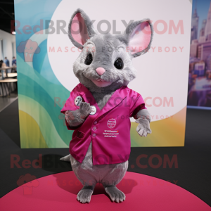 Magenta Chinchilla mascotte...