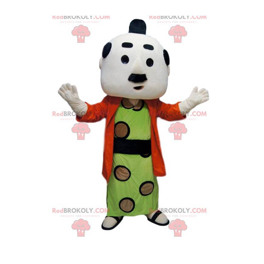 Mascot man in traditional Japanese costume - Redbrokoly.com