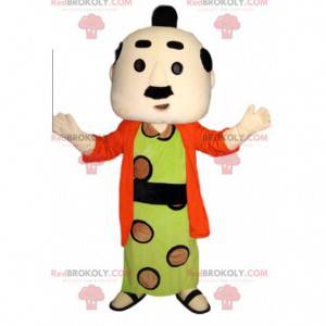 Mascotte d'homme en costume traditionnelle japonais -