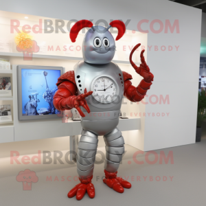 Silver Lobster maskot...