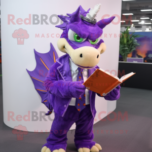 Purple Dragon mascotte...