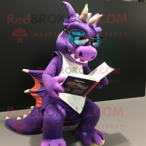 Purple Dragon mascotte...