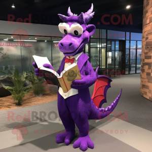 Purple Dragon mascotte...