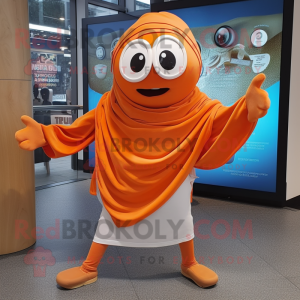 Orange Gyro maskot kostume...