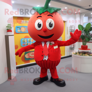  tomat maskot kostym...