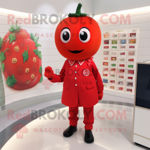  tomatmaskot kostume...