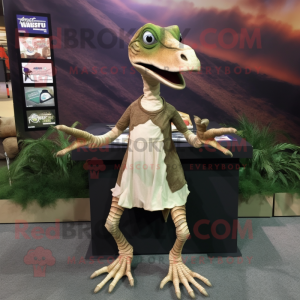 Tan Coelophysis maskot...