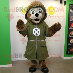Olive Celtic Cross maskot...