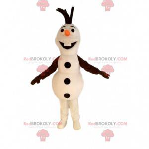 Mascotte de Olaf, le bonhomme de neige dans la Reine des Neiges