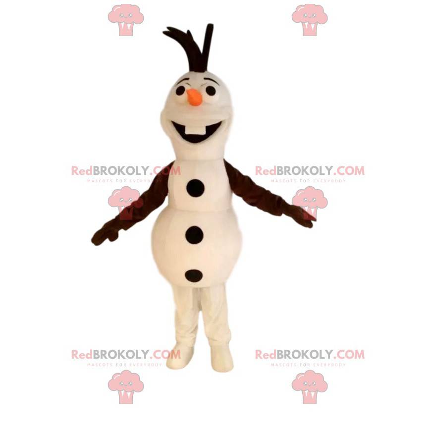 Mascote Olaf, o boneco de neve em Frozen - Redbrokoly.com