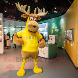 Yellow Irish Elk mascotte...