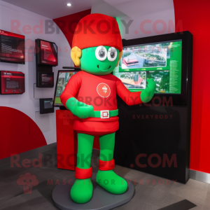 Red Irish Flag maskot...