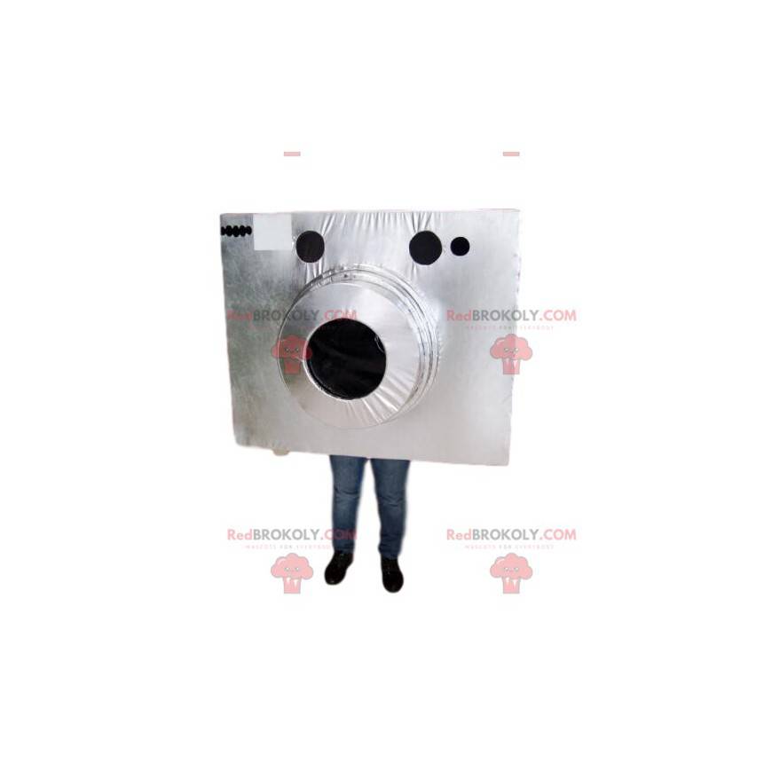 Silber Fotokamera Maskottchen - Redbrokoly.com