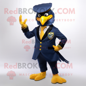 Navy Canary maskot kostume...