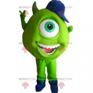 Mascot Bob, the little green cyclops from Monstres & Cie -