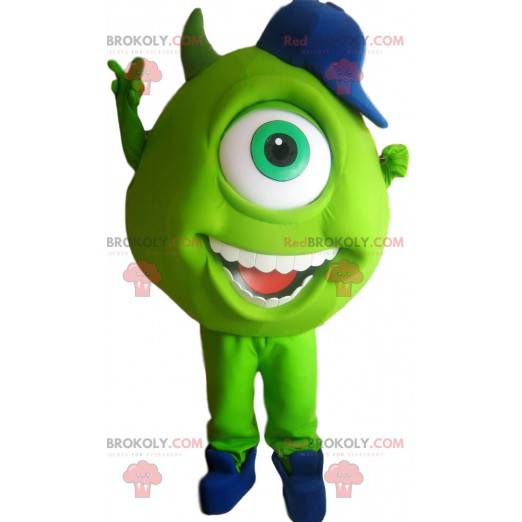 Mascotte Bob, de kleine groene cyclops van Monstres & Cie -