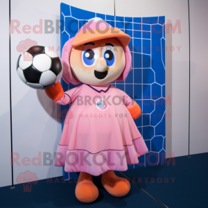 Peach Soccer Goal maskot...