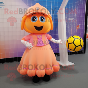 Peach Soccer Goal...