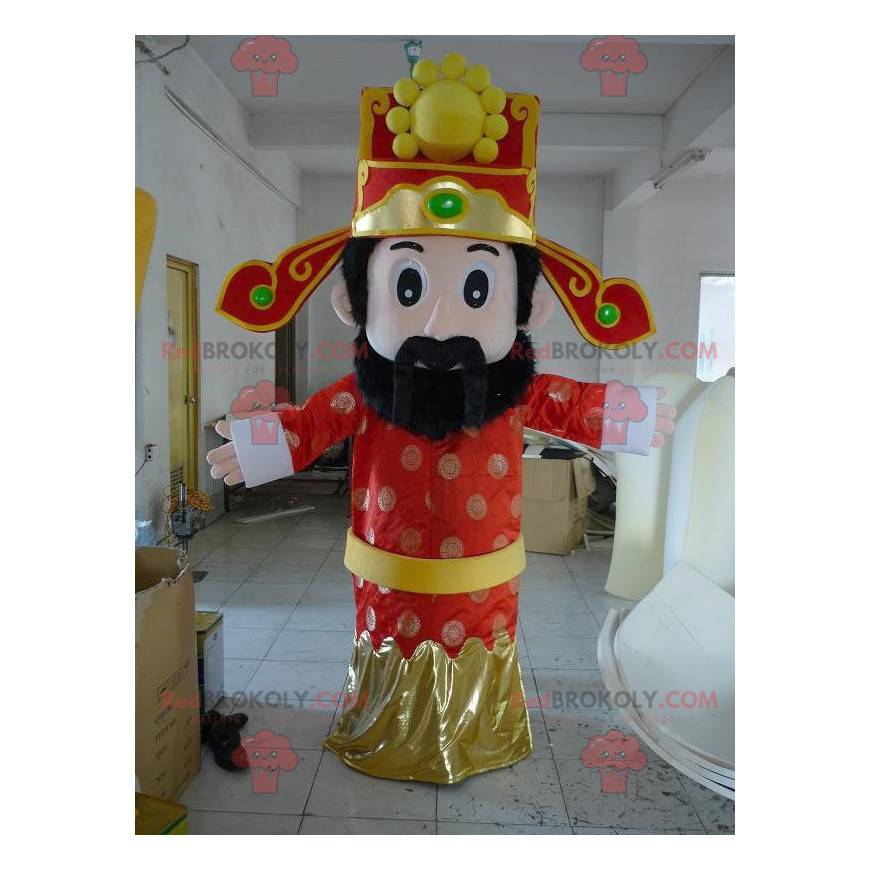 Oriental man sultan king mascot - Redbrokoly.com