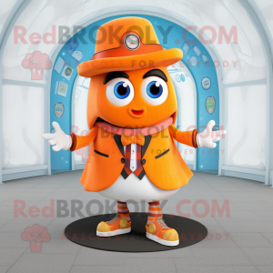 Orange Gyro maskot kostume...