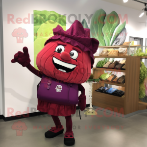 Maroon Cabbage mascotte...