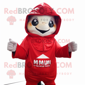 Red Dim Sum maskot drakt...