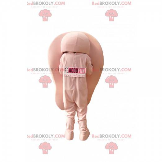 Giant pink ear mascot. Ear costume - Redbrokoly.com