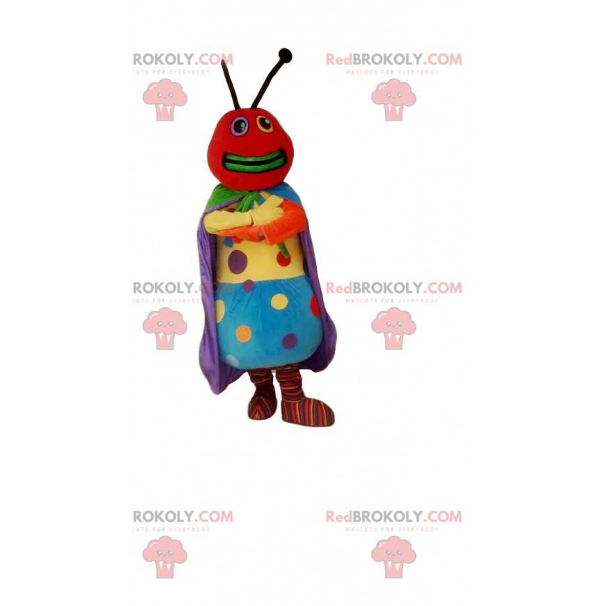 Maskot färgglada myra, med mångfärgade prickar - Redbrokoly.com Maskot färgglada myra, med mångfärgade prickar - Redbrokoly.com