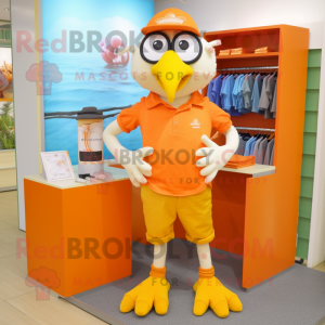 Orange Hens mascotte...