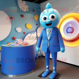 Blue Candy maskot drakt...