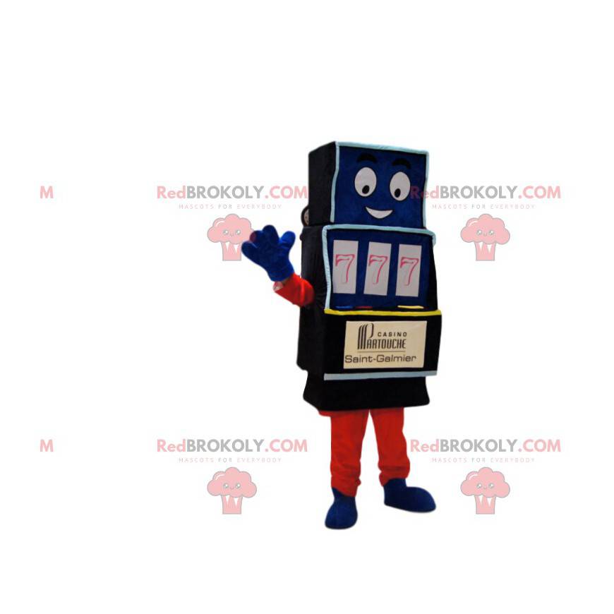 Sjov spilleautomat maskot. Spilleautomat kostume - Sjov spilleautomat maskot. Spilleautomat kostume -