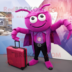 Magenta Spider mascotte...