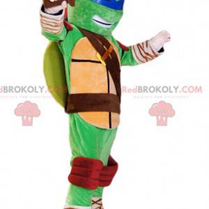 Mascot Leonardo, Ninja Turtles. Leonardo costume -