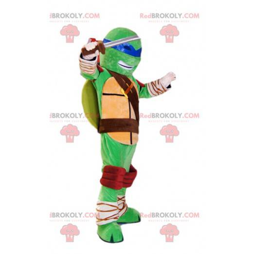 Mascot Leonardo, Ninja Turtles. Leonardo kostume -