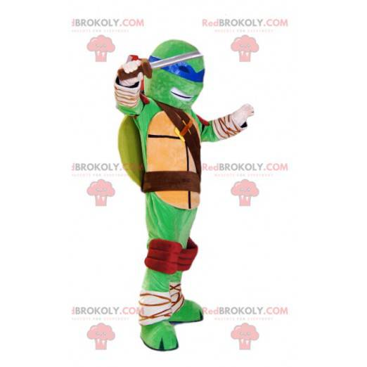 Mascot Leonardo, Tortugas Ninja. Traje de leonardo -