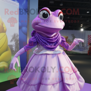 Lavender Frog mascotte...