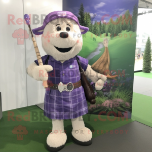 Lavendel sækkepibe maskot...