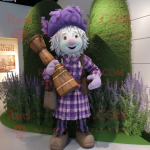 Lavendel sekkepipe maskot...
