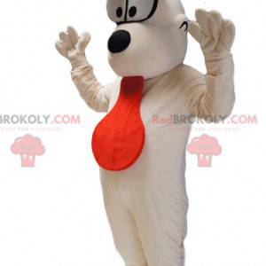 Mascotte de Odie, le chien blanc dans Garfield. - Redbrokoly.com