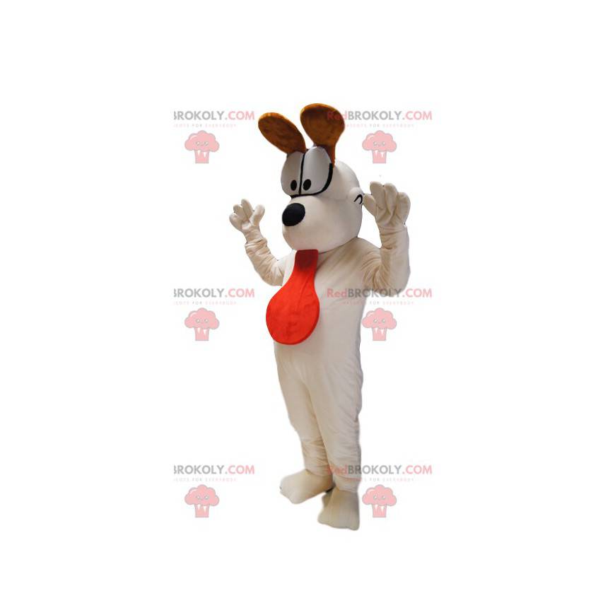 Mascot Odie, de witte hond in Garfield. - Redbrokoly.com Mascot Odie, de witte hond in Garfield. - Redbrokoly.com