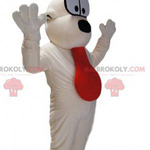 Maskotka Odie, biały pies w Garfield. - Redbrokoly.com