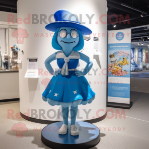 Blue Hourglass mascotte...