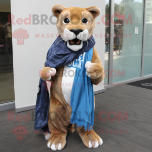 Blue Mountain Lion mascotte...