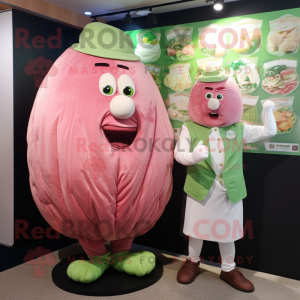 Personagem de mascote Pink...