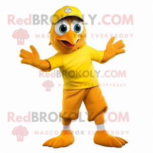 Rust Canary maskot kostume...