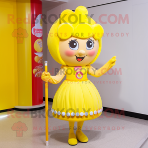 Yellow Candy mascotte...